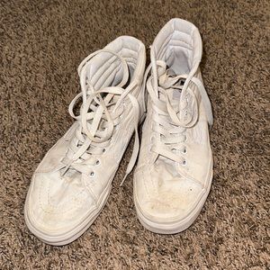 White high top vans